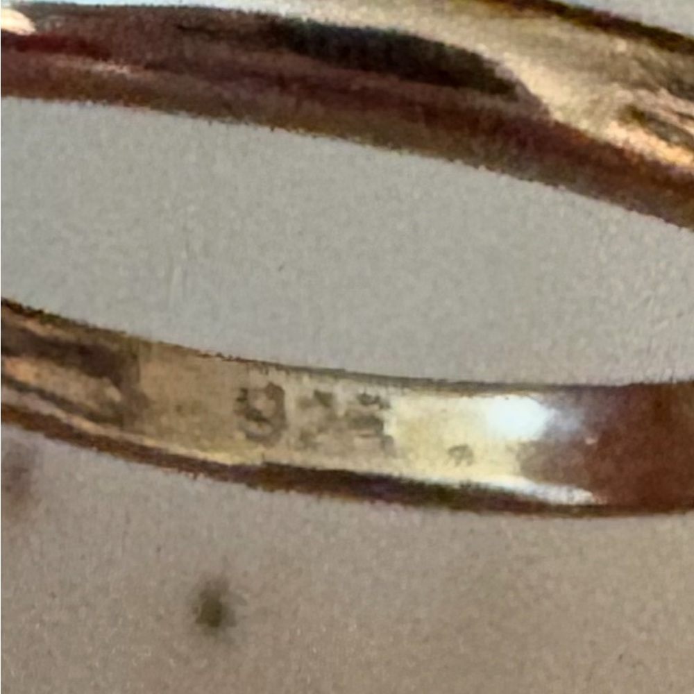EUC .925 silver Pearl ring size 7.5 - Picture 7 of 8